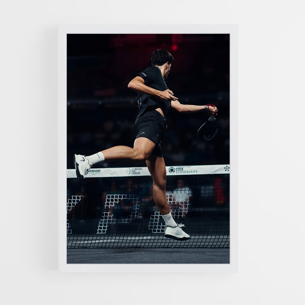 Poster Course Impétueuse – affiche Padel (vue 3)